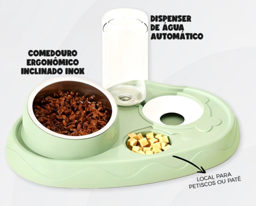 Comedouro Premium 3x1