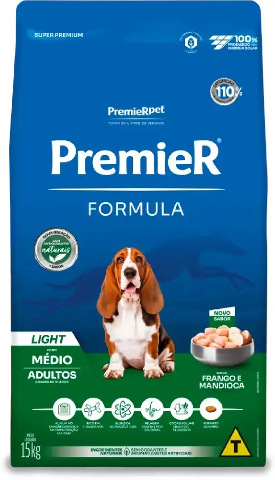 PremieR Formula para Cães Adultos Porte Médio Light  Sabor Frango15kg