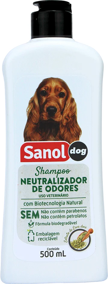 Shampoo Sanol Dog Neutralizador de Odores para Cães e Gatos