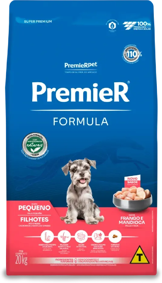 PremieR Formula para Cães Filhotes Porte Pequeno Sabor Frango 20kg