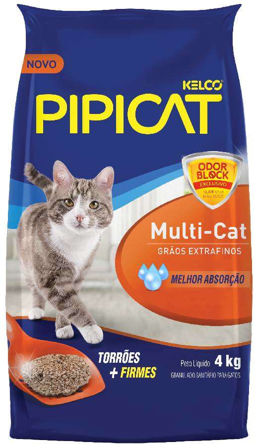 Areia Sanitária Kelco Pipicat Multicat
