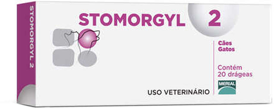Antibiótico Merial Stomorgyl 20 para Cães e Gatos - 10 Comprimidos