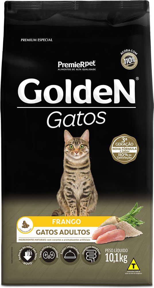 GoldeN para Gatos Adultos Sabor Frango 10,1kg