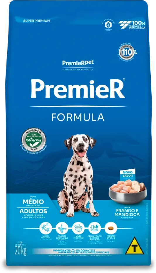 PremieR Formula para Cães Adultos Porte Médio Sabor Frango 20kg