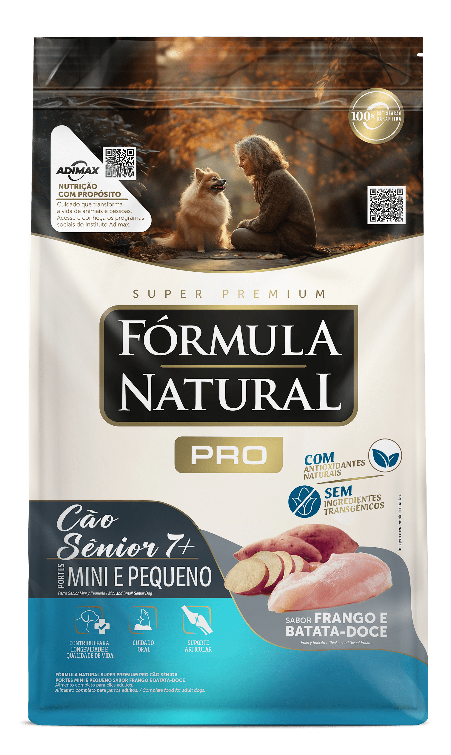 Fórmula Natural Pro para Cães Sênior Portes Mini e Pequeno 2,5kg