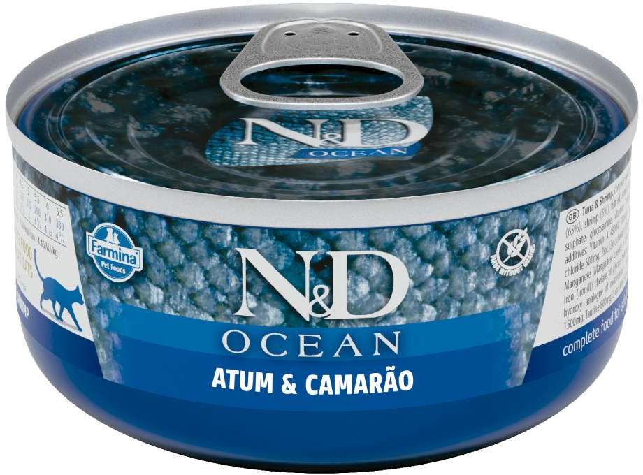 Ração Úmida Farmina N&D Ocean Ração Úmida para Cães Adultos Sabor Salmão e Bacalhau Adult Wet Food