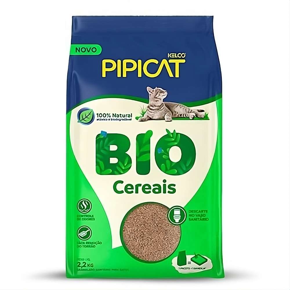 Granulado Sanitário Pipicat Bio Cereais
