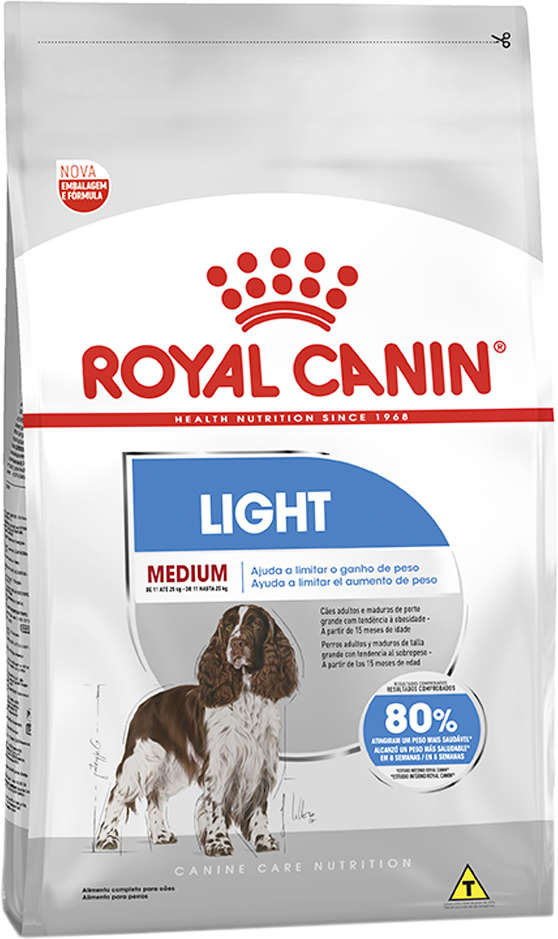 Ração Royal Canin Medium Light para Cães Adultos ou Idosos de Raças Médias