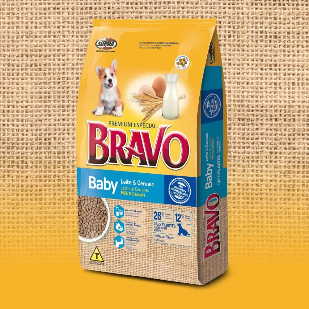 Ração Seca Bravo Baby para Cães de Todos os Tamanhos