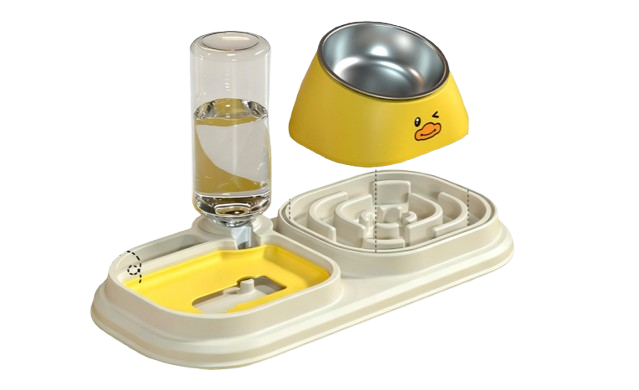 Comedouro e Bebedouro Inox Quack  Quack