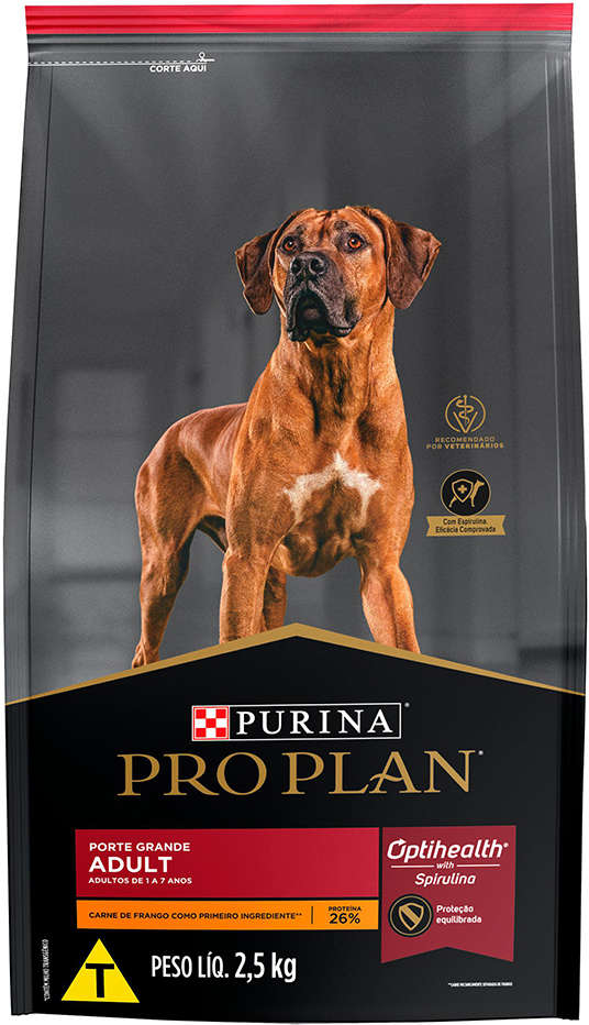 Ração Seca Nestlé Purina Pro Plan Frango Cães Adultos Raças Grandes