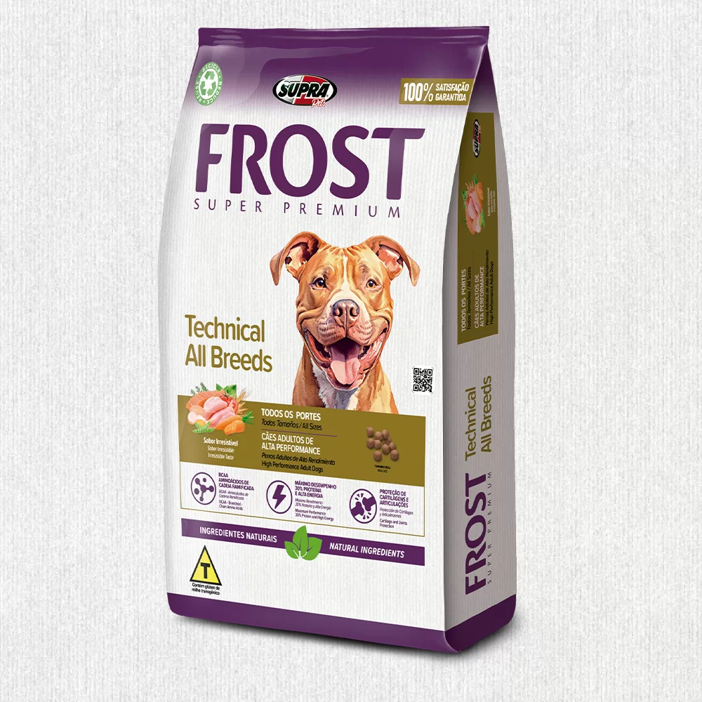 Ração Seca Frost Technical All Breeds para Cães Adultos Todos os Tamanhos