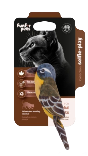 FUNCAT TOY REALISTIC CATNIP BIRD