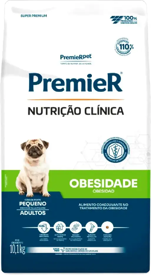 PremieR Nutrição Clínica Obesidade para Cães Adultos Porte Pequeno 10,1kg
