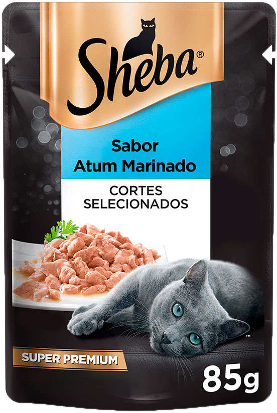 Ração Úmida Sachê Cortes Selecionados Sabor Atum Marinado para Gatos Adultos