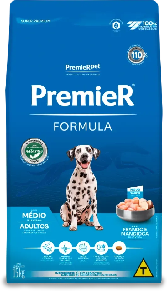PremieR Formula para Cães Adultos Porte Médio Sabor Frango 15kg