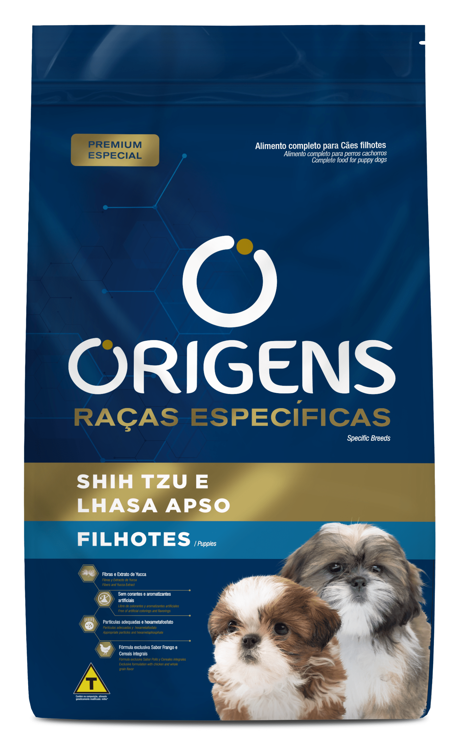 Origens Raças Específicas para Cães Filhotes Raças Shih Tzu e Lhasa Apso 3kg
