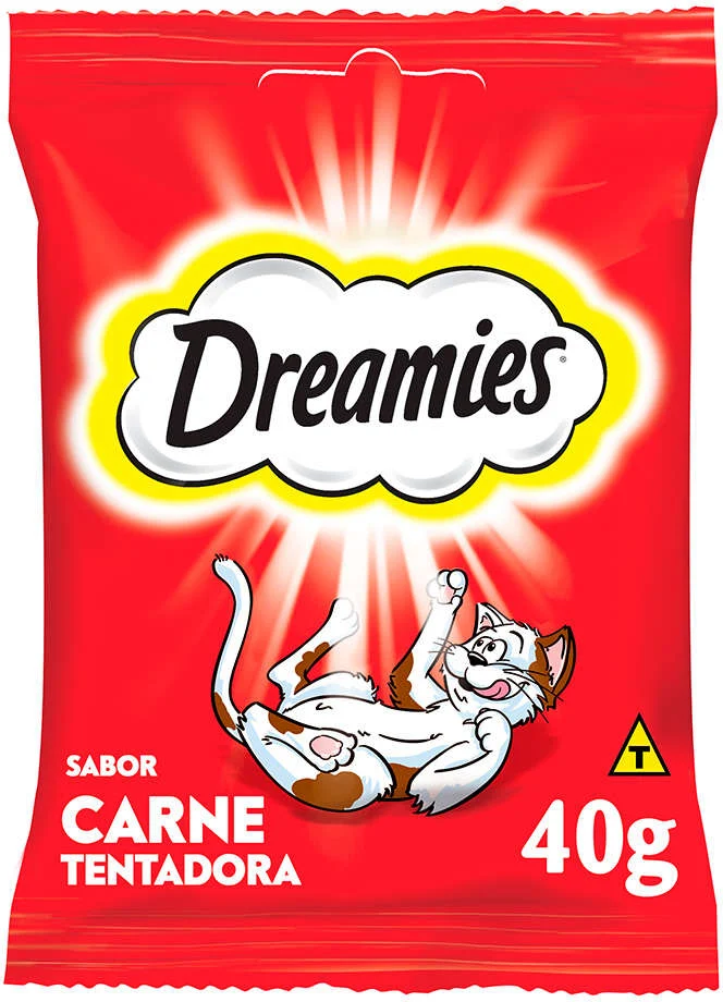 Petisco Dreamies para Gatos Adultos Sabor Carne