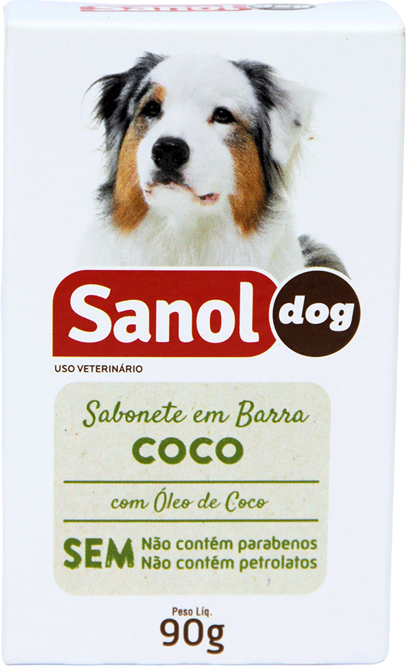 Sabonete Sanol Dog Coco para Cães e Gatos