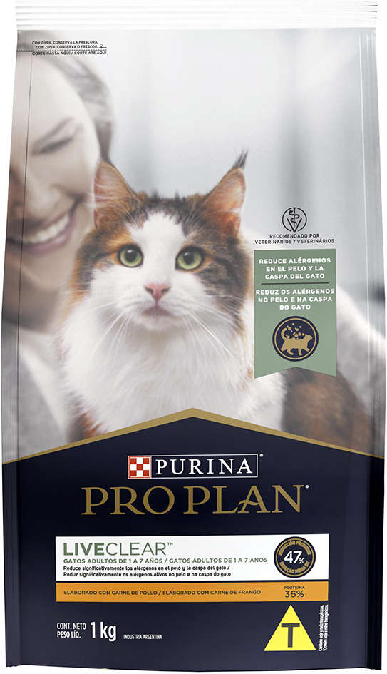 Ração Seca Nestlé Purina Pro Plan Live Clear Frango para Gatos Adultos