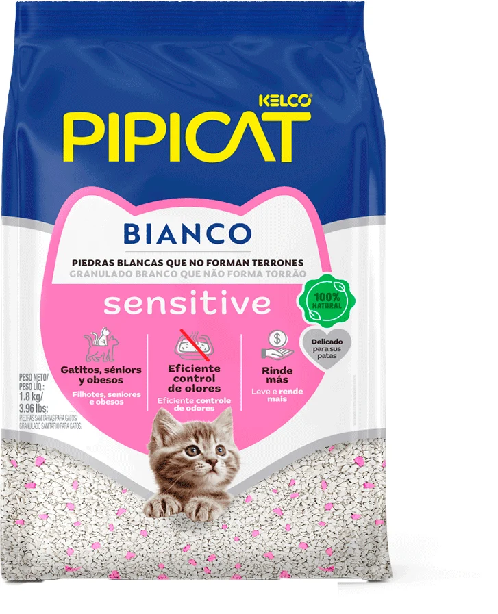 Granulado Sanitário Pipicat Bianco Sensitive