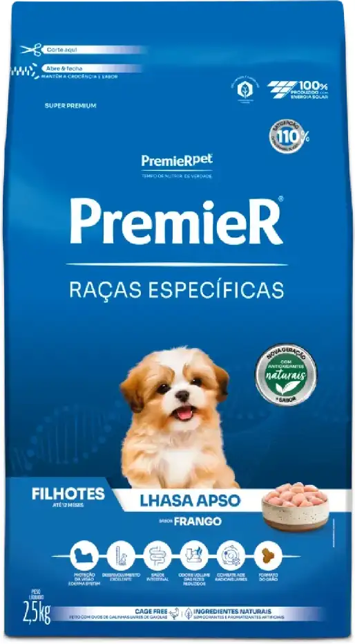 PremieR Raças Específicas para Lhasa Apso Filhotes Sabor Frango 2,5kg