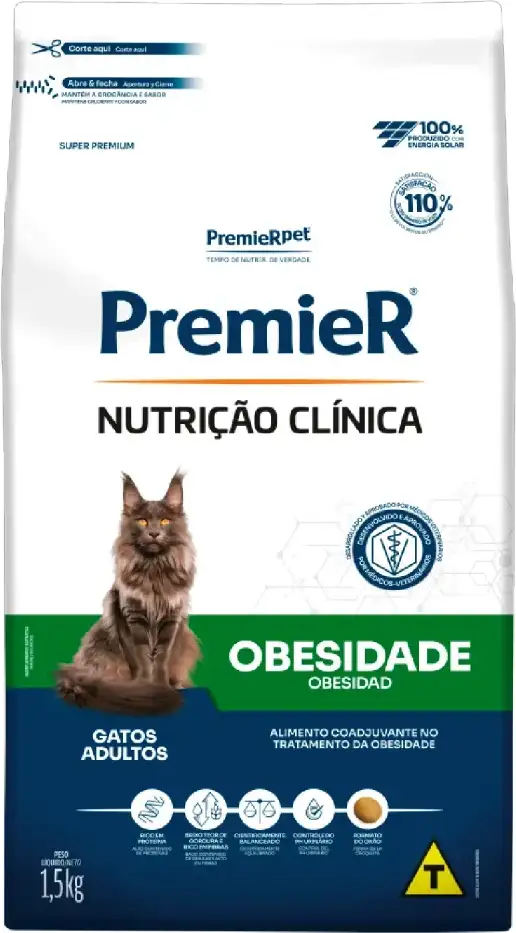 PremieR Nutrição Clínica para Gatos Obesidade 1,5kg