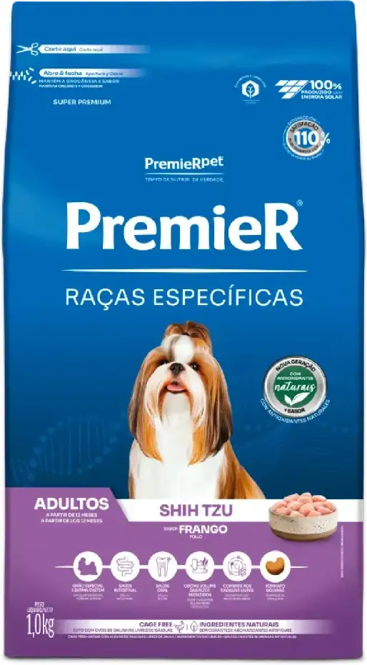 PremieR Raças Específicas para Shih Tzu Adultos Sabor Frango 1kg