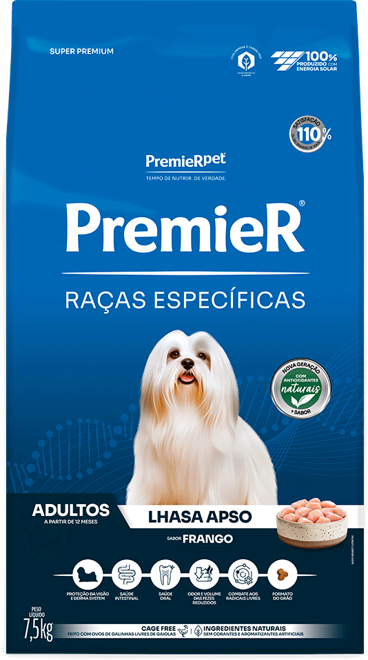 PremieR Raças Específicas para Lhasa Apso Adultos Sabor Frango 7,5kg