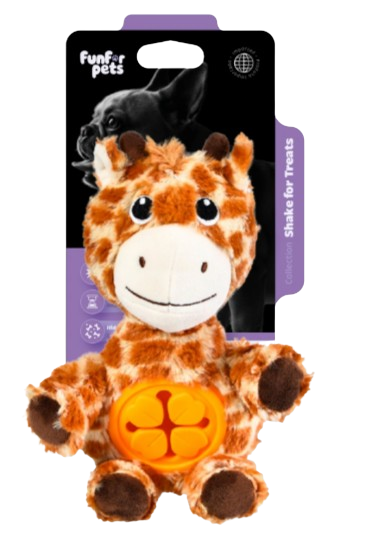 PLUSH GIRAFFE SOUND HEART
