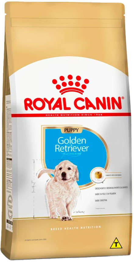 Ração Seca Royal Canin Puppy Golden Retriever para Cães Filhotes