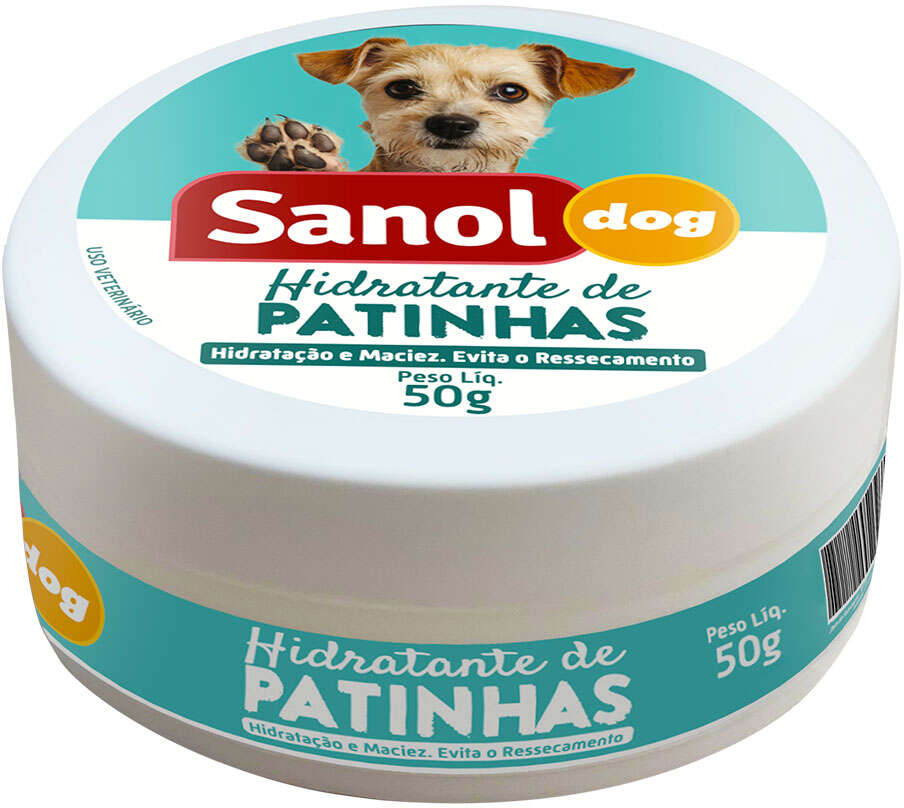 Hidratante de Patinhas Sanol Dog Branco
