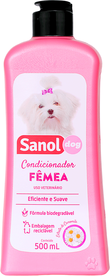Condicionador Sanol Dog Laranja para Fêmea