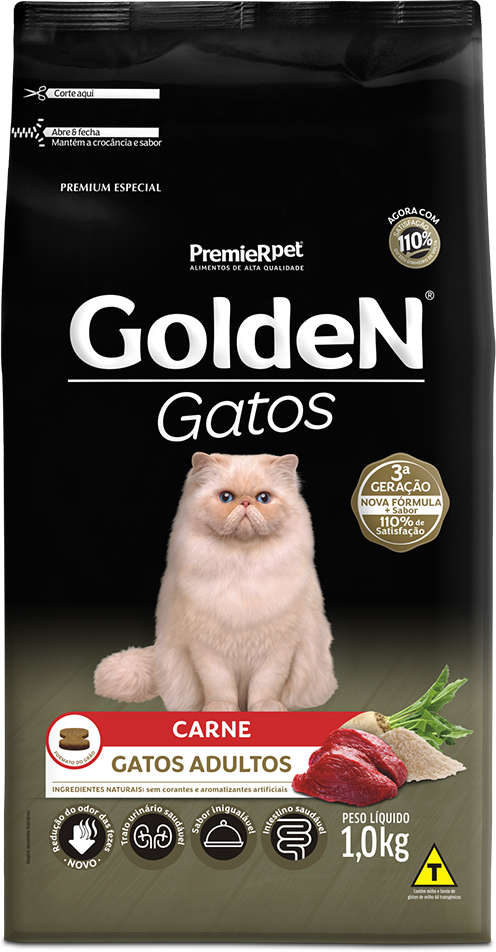GoldeN para Gatos Adultos Sabor Carne 1kg