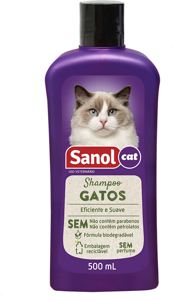 Shampoo Sanol Cat para Gatos