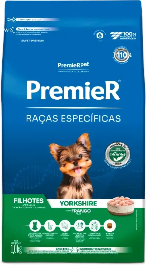 PremieR Raças Específicas para Yorkshire Filhotes Sabor Frango 1kg