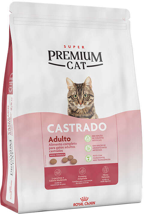 Ração Seca Royal Canin Premium Cat para Gatos Adultos Castrados