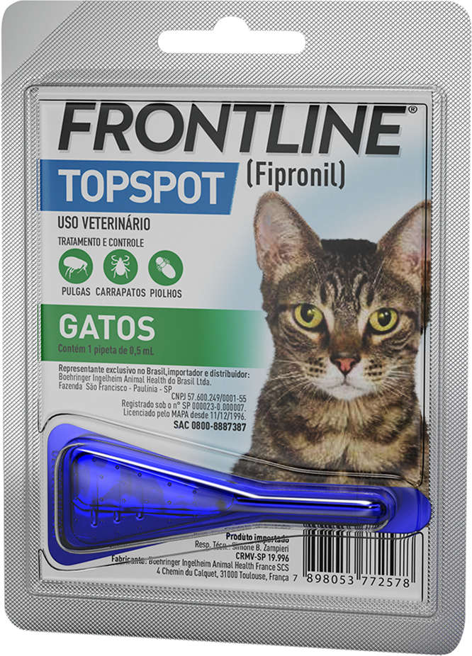 Antipulgas e Carrapatos Frontline Top Spot para Gatos