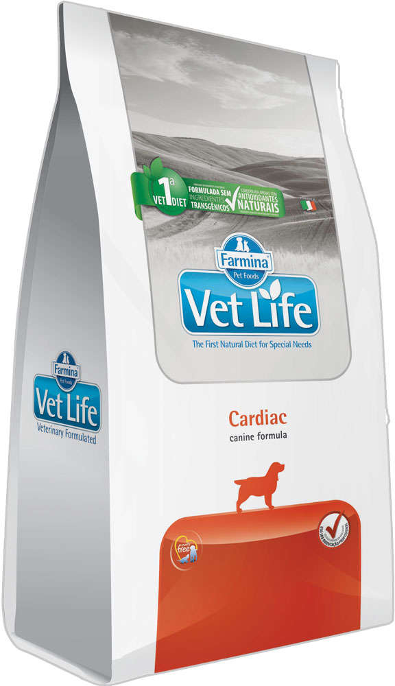Ração Farmina Vet Life Cardiac para Cães com Insuficiência Cardíaca